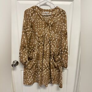 Deer print dress